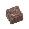 Chocolate World Jeffery Koo polycarbonate chocolate mold 1652CW with 21 cavities, professional Belgian confectionery mold for bonbons and pralines, clear polycarbonate jeffery koo chocolate mould 1652CW