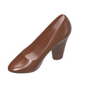Chocolate World Ladies Shoe polycarbonate chocolate mold 1674CW with 6 cavities, professional Belgian confectionery mold for bonbons and pralines, clear polycarbonate ladies shoe chocolate mould 1674CW