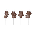 Chocolate World Lollipop Forest Animals Polycarbonate Chocolate Mold – 12 Cavities