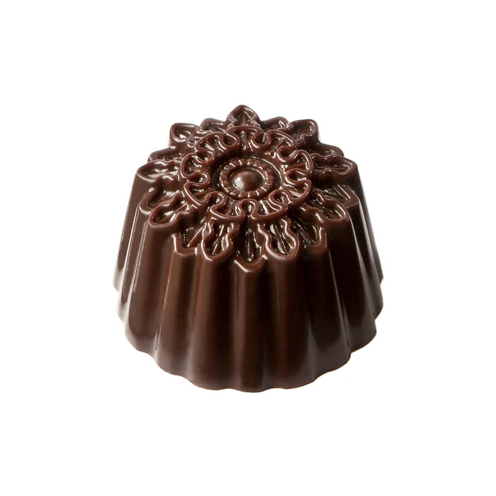Chocolate World Ornament Round Polycarbonate Chocolate Mold – 1.20 in diameter x 0.75 in, 21 Cavities