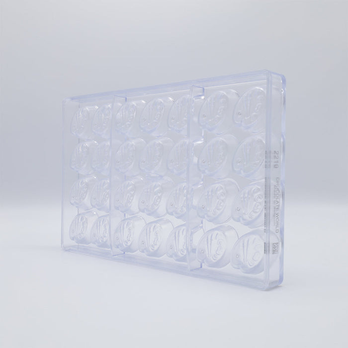 Chocolate World Palet Polycarbonate Chocolate Mold – ~1.38 in diameter x 0.31 in, 21 Cavities