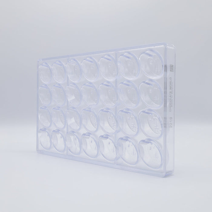 Chocolate World Palet Polycarbonate Chocolate Mold – ~1.38 in diameter x 0.31 in, 21 Cavities