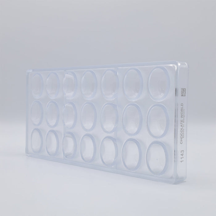 Chocolate World Pepper (Bell Pepper Shape) Polycarbonate Chocolate Mold – 1.34 x 0.98 x 0.83 in, 21 Cavities