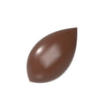 Chocolate World Quenelle polycarbonate chocolate mold 2484CW with 21 cavities, professional Belgian confectionery mold for bonbons and pralines, clear polycarbonate quenelle chocolate mould 2484CW