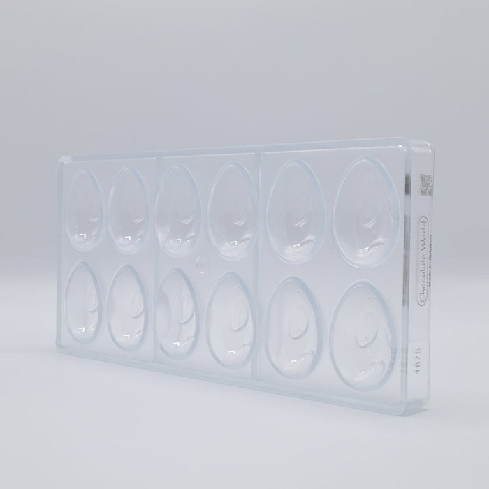 Chocolate World Rabbit Abstract Polycarbonate Chocolate Mold – 2.05 x 1.40 x 0.77 in, 12 Cavities