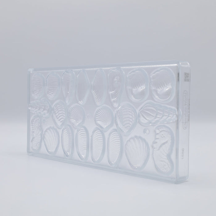 Chocolate World Seafood (9 Figures Assortment) Polycarbonate Chocolate Mold – ~1.38 x 0.98 x 0.31 in, 27 Cavities