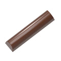 Chocolate World Small Smooth Bar polycarbonate chocolate mold 12159CW with 15 cavities, professional Belgian confectionery mold for bonbons and pralines, clear polycarbonate small smooth bar chocolate mould 12159CW