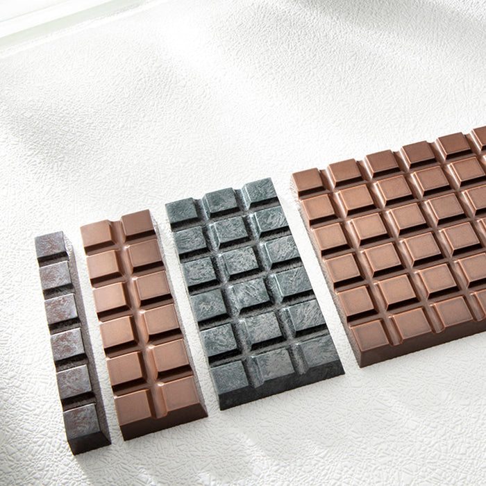 Chocolate World Tablet 3×6 Cubes Polycarbonate Chocolate Mold – ~4.72 x 3.15 x 0.39 in, 3 Cavities