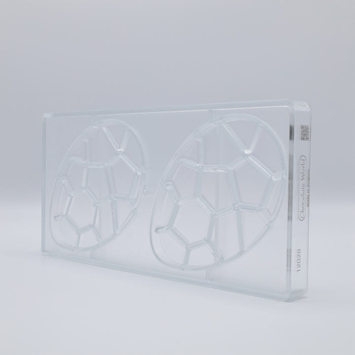 Chocolate World Tablet – Easter Egg Polycarbonate Chocolate Mold – 3.62 x 5.51 x 0.39 in, 2 Cavities