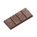 Chocolate World Tablet Football polycarbonate chocolate mold 1620CW with 4 cavities, professional Belgian confectionery mold for bonbons and pralines, clear polycarbonate tablet football chocolate mould 1620CW