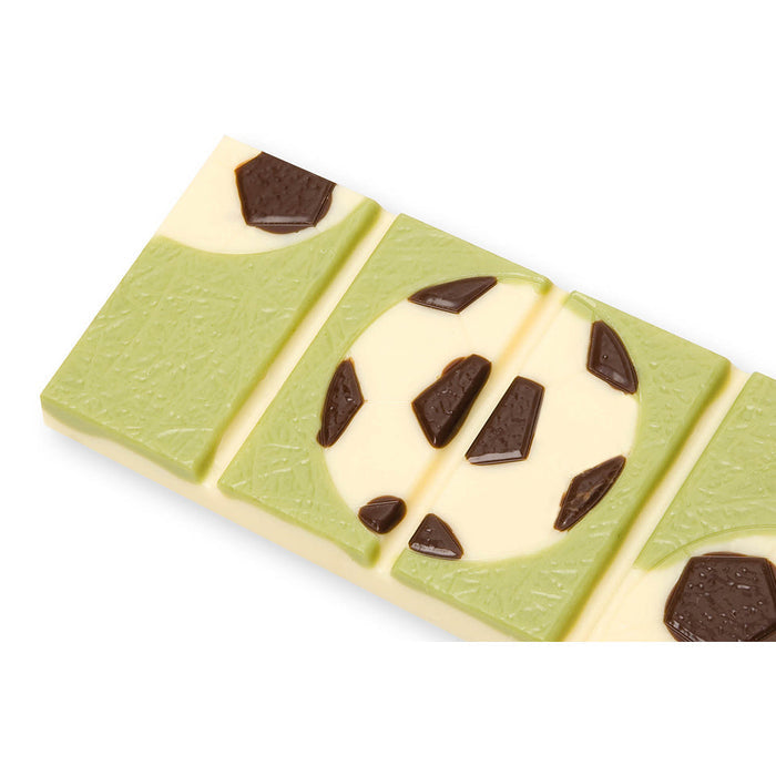 Chocolate World Tablet Soccer/Football Polycarbonate Chocolate Mold – 4.65 x 1.97 x 0.31 in, 4 Cavities