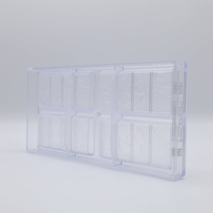 Chocolate World Tablet Soccer/Football Polycarbonate Chocolate Mold – 4.65 x 1.97 x 0.31 in, 4 Cavities