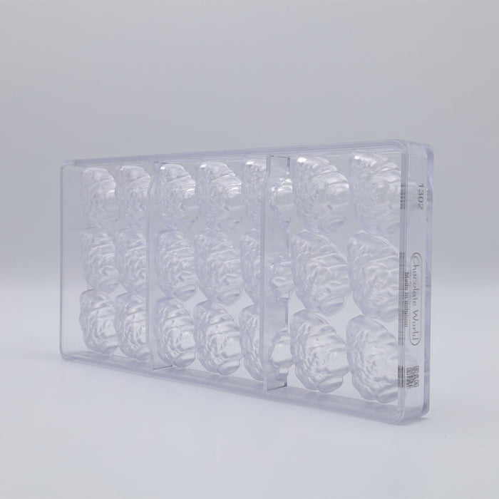 Chocolate World Tree Polycarbonate Chocolate Mold – 1.18 x 0.79 x 0.59 in, 21 Cavities