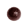 Chocolate World Truffle polycarbonate chocolate mold 2361CW with 21 cavities, professional Belgian confectionery mold for bonbons and pralines, clear polycarbonate truffle chocolate mould 2361CW