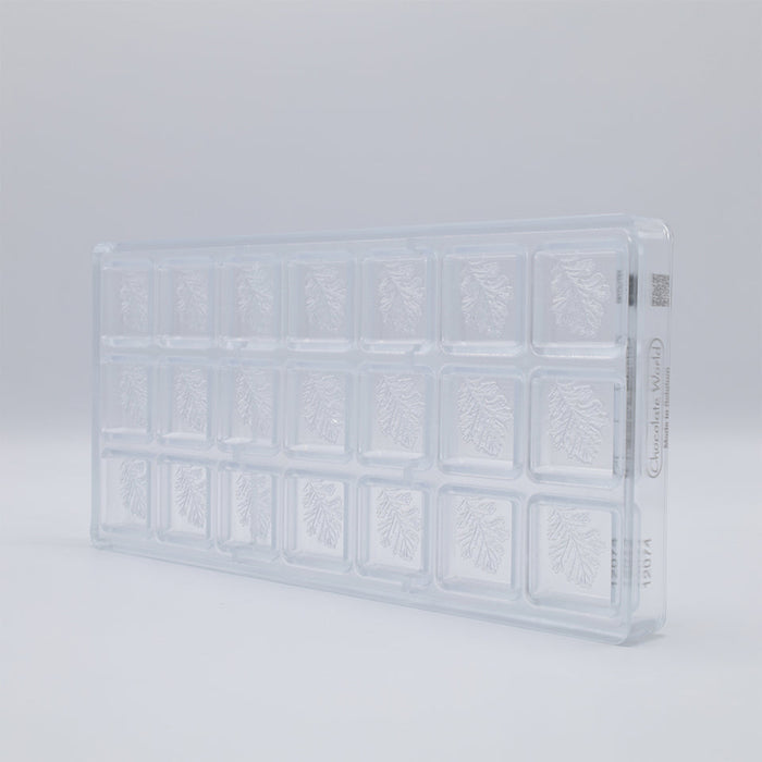Chocolate World WCM 2022 Nederland Polycarbonate Chocolate Mold – 1.22 x 1.22 x 0.43 in, 21 Cavities