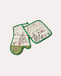 Christmas Tree Oven Mitt - White - Ocoza