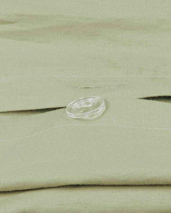 Classic Percale - Core Bedding Set - Sage Green