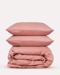 Classic Percale - Duvet Cover Set - Peach
