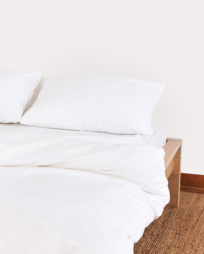 Classic Percale - Duvet Cover Set - White
