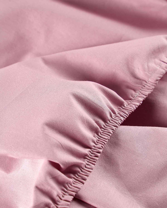 Classic Percale - Fitted Sheet Set - Pink