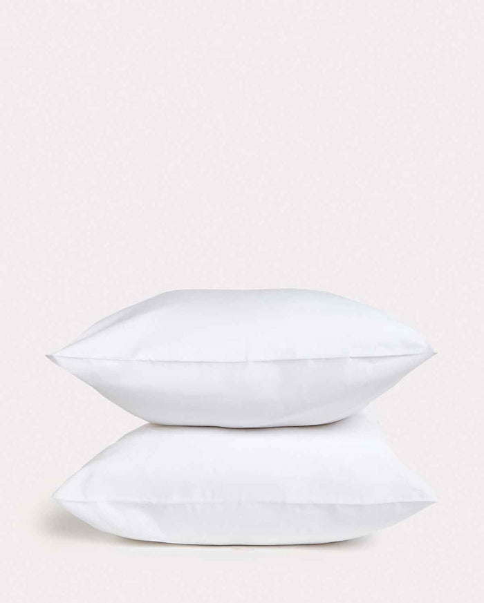 Classic Percale - Fitted Sheet Set - White