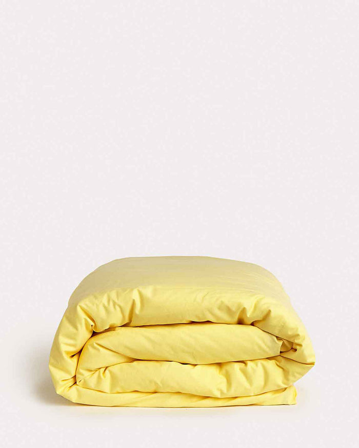 Classic Percale Duvet Cover - Yellow