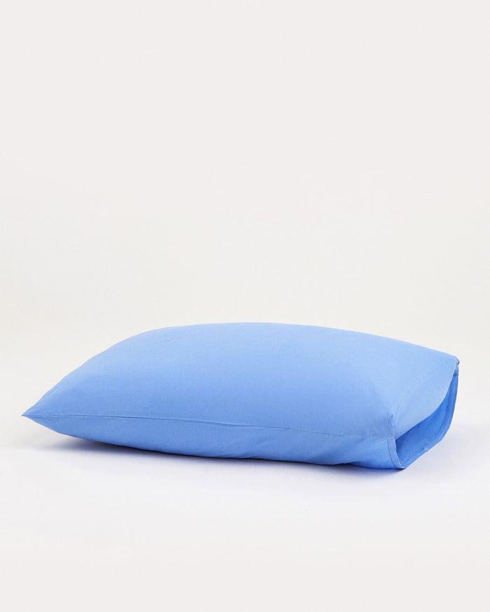 Classic Percale Pillowcase 2pcs - Blue