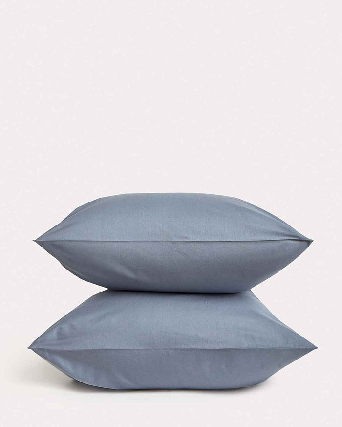 Classic Percale Pillowcase 2pcs - Dark Grey