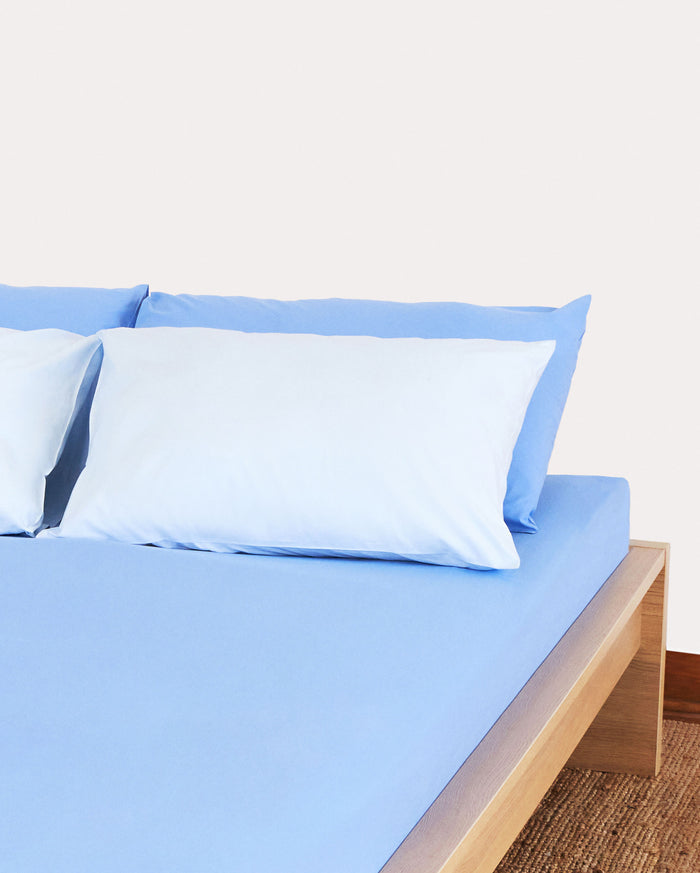 Classic Percale Pillowcase 2pcs - Light Blue