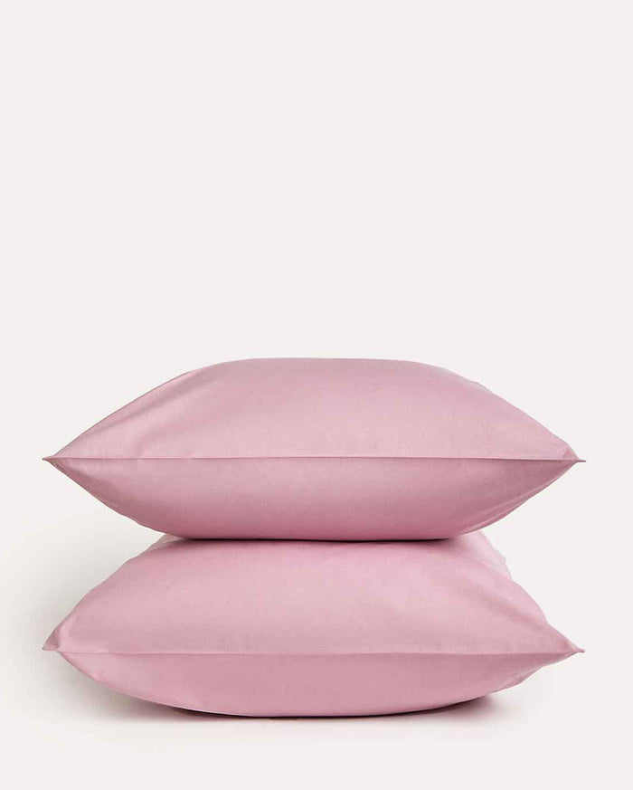 Classic Percale Pillowcase 2pcs - Pink