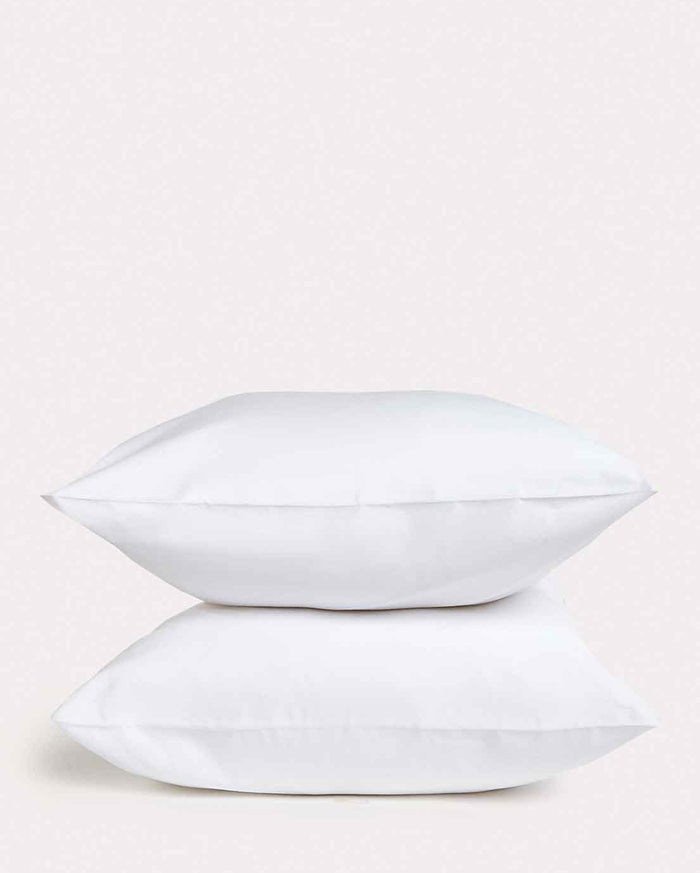 Classic Percale Pillowcase 2pcs - White