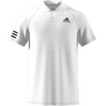 Adidas Club 3 Stripe Tennis Polo - White/Black