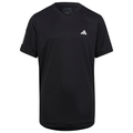 Adidas Club 3-Stripes Junior Tennis T-Shirt - Black