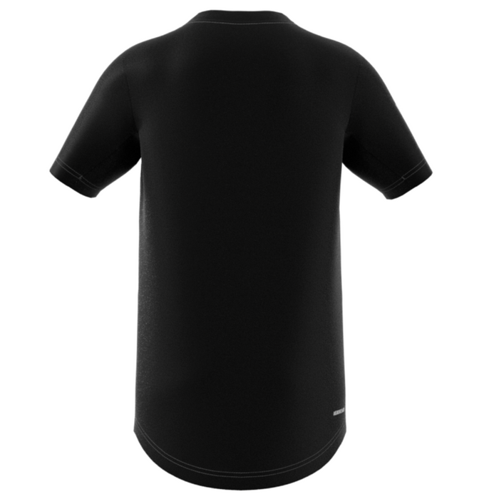 Adidas Club 3-Stripes Junior Tennis T-Shirt - Black