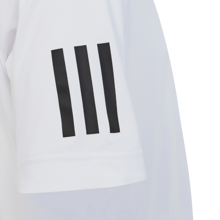 Adidas Club 3-Stripes Tennis T-Shirt - White/Black