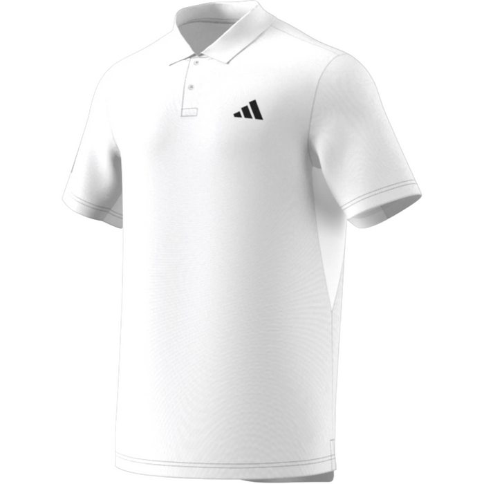 Adidas Club 3str Men Tennis Polo - White