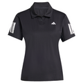 Adidas Club Climacool 3-Stripes Womens Tennis Polo Shirt - Black