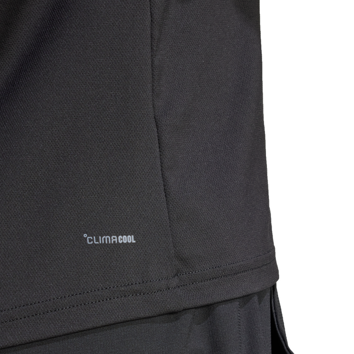 Adidas Club Climacool 3-Stripes Womens Tennis Polo Shirt - Black