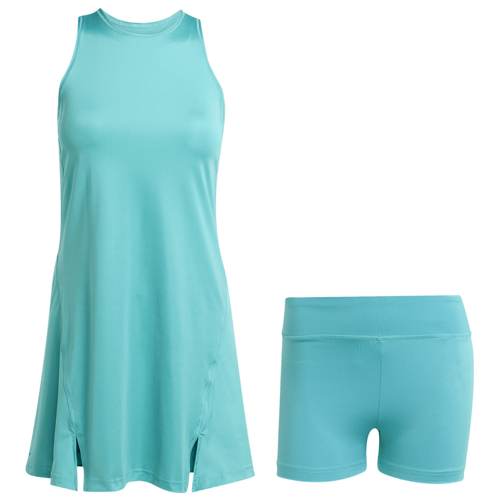 Adidas Club Climacool Womens Tennis Dress - Powtea/Turquoise