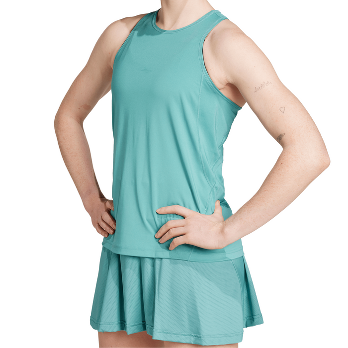 Adidas Club Climacool Womens Tennis Tank - Powtea/Turquoise