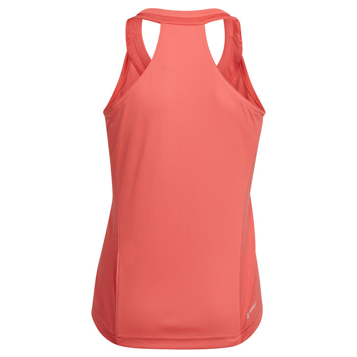 Adidas Club Girls Tennis Tank - Semi Turbo/White