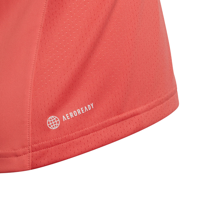 Adidas Club Girls Tennis Tank - Semi Turbo/White