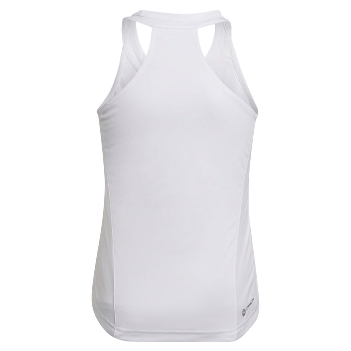 Adidas Club Girls Tennis Tank - White/Grey Two