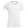 Adidas Club Girls Tennis Tee - White/Grey Two