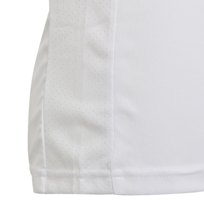 Adidas Club Girls Tennis Tee - White/Grey Two