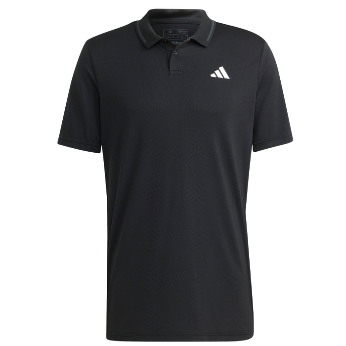 Adidas Club Piqué  Mens Tennis Polo Shirt - Black