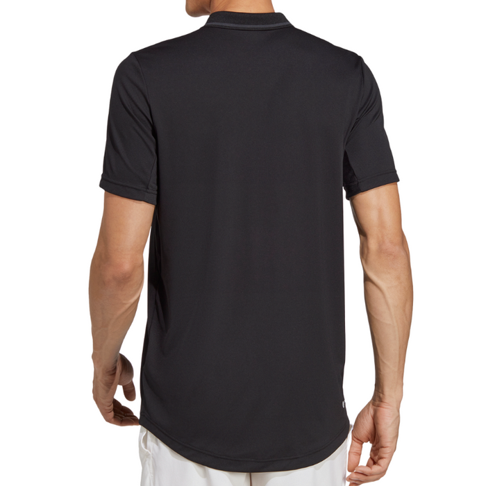 Adidas Club Piqué  Mens Tennis Polo Shirt - Black