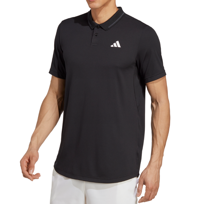 Adidas Club Piqué  Mens Tennis Polo Shirt - Black