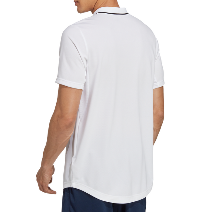 Adidas Club Piqué Tennis Polo Shirt - Black/White