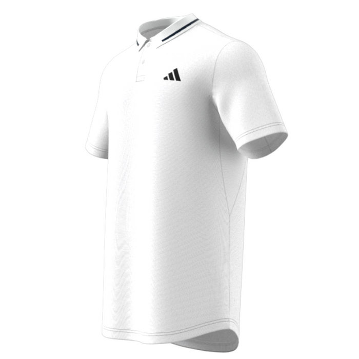 Adidas Club Piqué Tennis Polo Shirt - Black/White